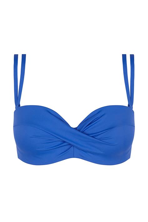 Top Bikini Bandeau Cruce Azul WomenSecret MX