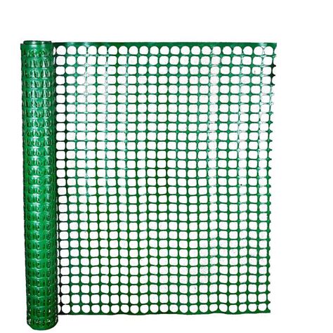 Hdx 4 Ft X 50 Ft Green Safety Edge Fence 14900 38 48 The Home Depot