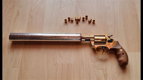 Smith Wesson Gold Mm R K Chiefs Special Mit Schalld Mpfer Youtube