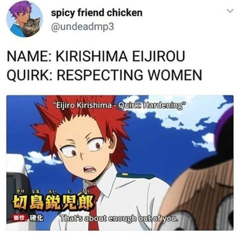 Right Here Right Now ~kirishima Eijirou X Reader~ Memes Boku No Hero Academia Funny My