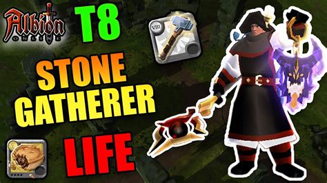 Albion Online Life Of A Tier Stone Gatherer Youtube