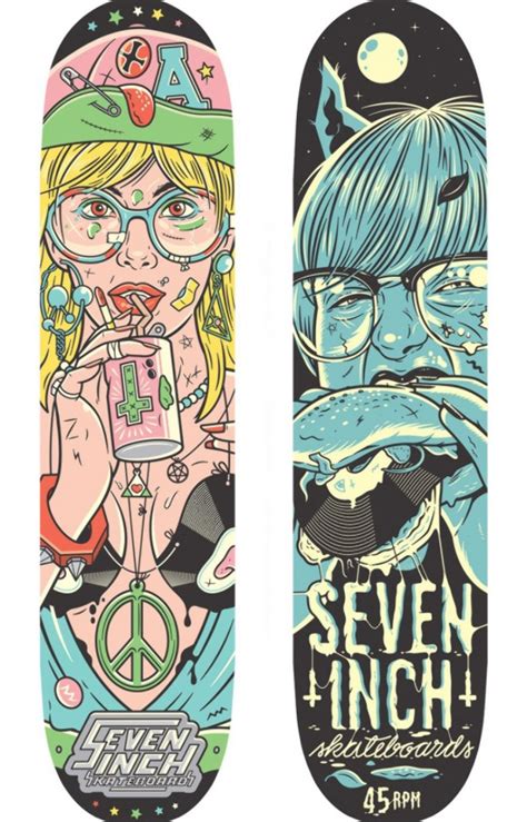 40 Creative Skateboard Deck Designs | Inspirationfeed | Skateboard ...