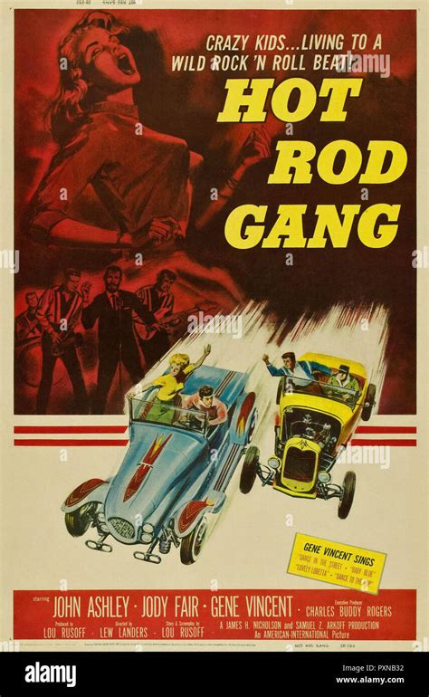 Hot Rod Gang - Original movie poster Stock Photo - Alamy