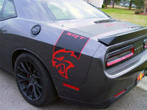 Dodge Challenger Charger Srt Hellcat Stripe Hell Cat Vinyl Decal