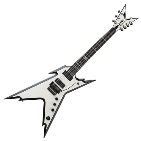 Disc Dean Razorback 7 225 7 String Electric Guitar Metallic White