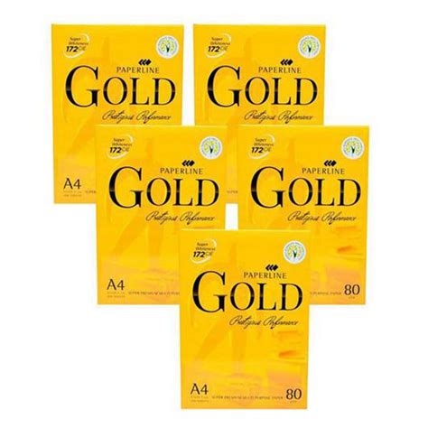 Paperline Gold Kertas Fotokopi A Gsm Putih Box X Rim