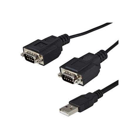 StarTech Câble adaptateur FTDI USB vers série RS232 2 ports avec