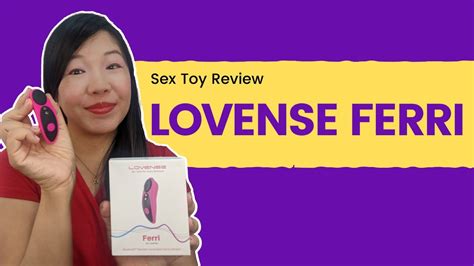 Product Review Lovense Ferri App Controlled Magnetic Panty Vibrator Youtube