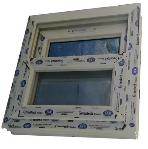 White Rectangular Mm Track Upvc Windows Frame Grade Of Material