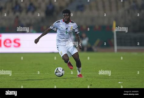 Thomas Partey Of Ghana During Gabon Against Ghana African Cup Of