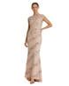 Buy Mac Duggal Women Embellished Bodycon Dress Nude Silver Color Women AJIO LUXE