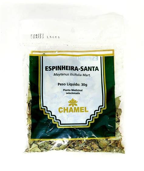 Cha Espinheira Santa Chamel 30g Reuter Natur Alimentação saudável e