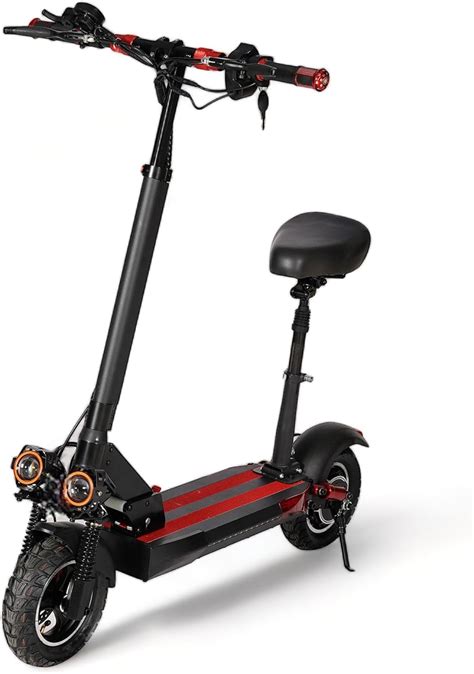 Albader Electric Kick Scooter V23 Max Speed 57 Kmh Range 30 Km 48v Batteryfoldable 10 Suv