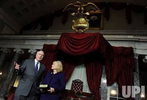 Photo: Sen. Patrick Leahy is sworn in as President Pro Tempore of the ...