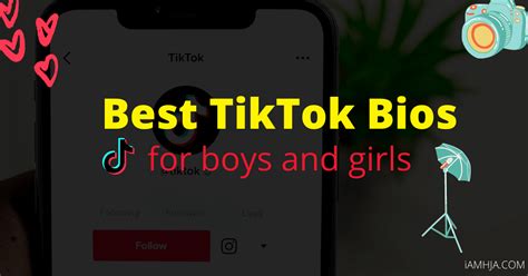 1200 Best Tiktok Bios Ideas For Boysgirls