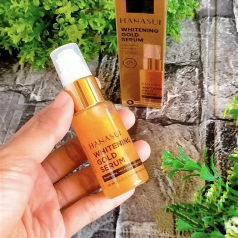 Serum Hanasui Gold Whitening Anti Acne Vitamin C Lazada Indonesia