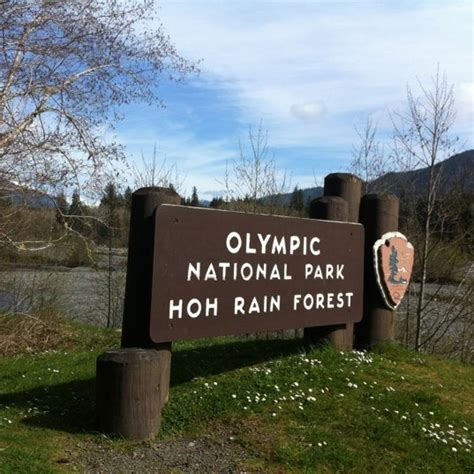 Olympic National Park Entrance National Park In West End