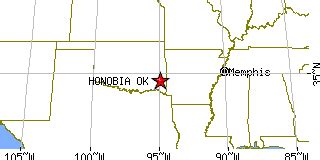 Honobia, Oklahoma (OK) ~ population data, races, housing & economy