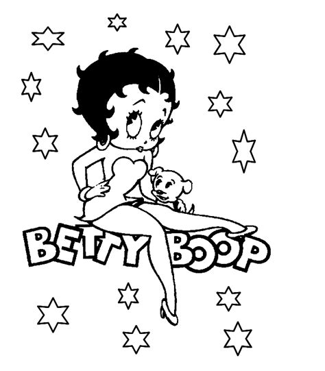 Desenho De Roupa Da Betty Boop Para Colorir Tudodesenhos