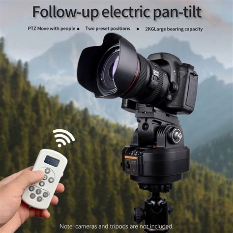 Zifon Yt2000 Motorized Pan Tilt Head Electric Ptz Ball Head For Precise