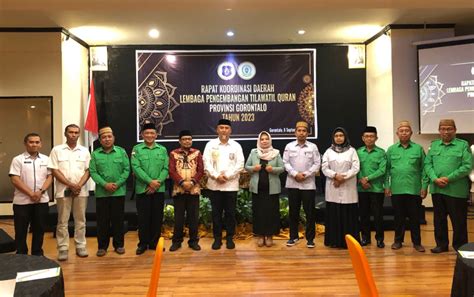 Penjabat Sekdaprov Minta Program Lptq Provinsi Gorontalo Sinkron Dengan