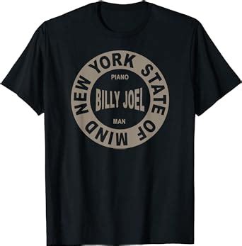 Amazon Billy Joel New York State Of Mind T Shirt Clothing