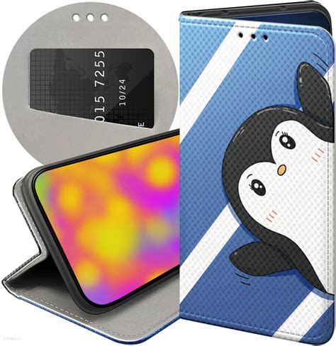 Hello Case Etui Z Klapk Do Huawei P Lite Pingwinek Pingwin Happy Feet