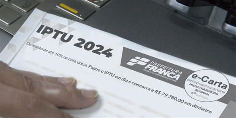 Contribuintes começam a receber os boletos do IPTU 2024 F3 Notícias