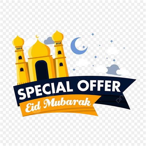 Eid Mubarak Oferta Especial Emergente PNG , Vector, Islam, Saludo PNG y ...