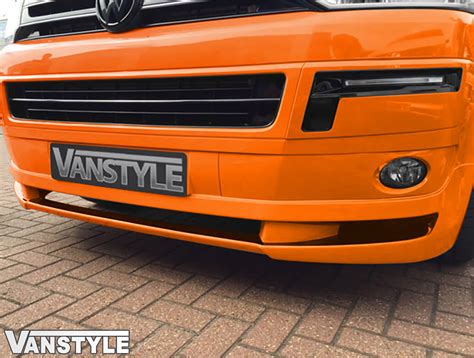 Vw T5 10 15 Abs Front Bumper Splitter Spoiler Vanstyle