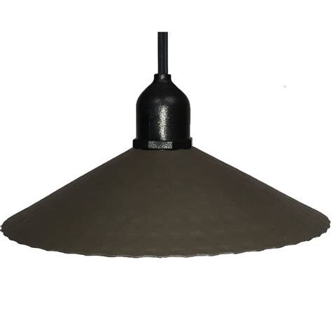 BK-411-BK Bistro Hammered Shade by Lightcraft Lighting | YardIllumination