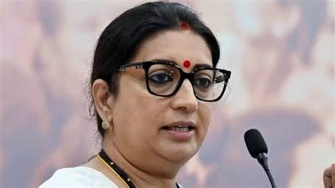 Amethi Lok Sabha Constituency Bjps Smriti Irani To Go Up Against