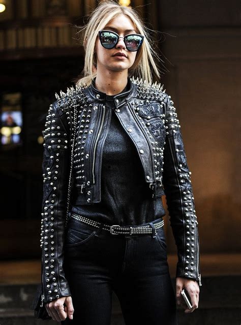 See How 12 Celebrities Style Their Leather Jackets Leather Jacket