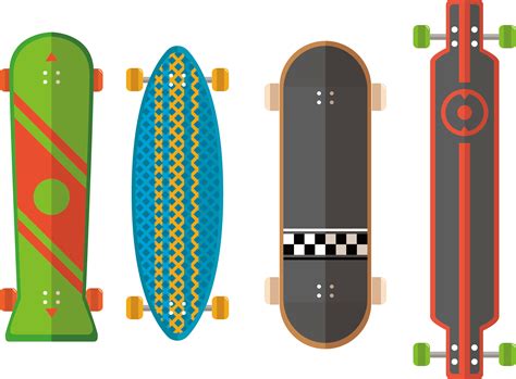 Skateboard Vector At Collection Of Skateboard Vector