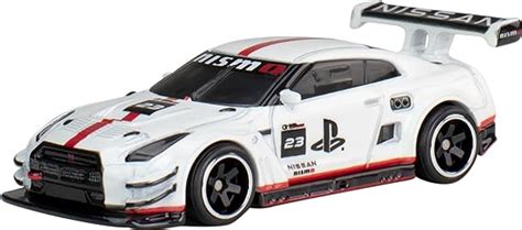 Amazon ホットウィール Hot Wheels ポップカルチャー グランツーリスモ 日産GT R NISMO GT3 乗り物おもちゃ ミニカー 3歳から ホワイト HVJ34