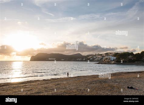 Sunset At The Beach Playa Tora Paguera Or Platja Gran De Tora