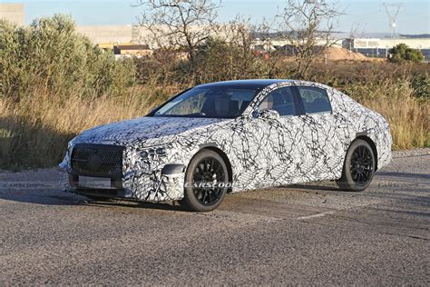 Mercedes Benz E Class Makes Spy Debut Showing Evolutionary Styling