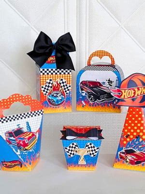 20 Pecas Hot Wheels Simples Kit Festa Lembrancinha Compre Produtos Personalizados No Elo7