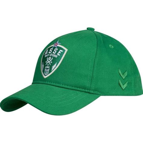 Casquette Hummel Pour Fan As Saint Etienne Adulte Vert Vert