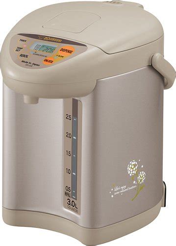 Zojirushi Micom 3l Water Boiler And Warmer Gold Cd Juc30ct Best Buy