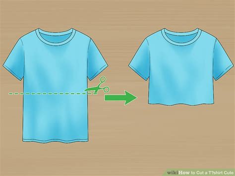 how to cut t shirt with open sides