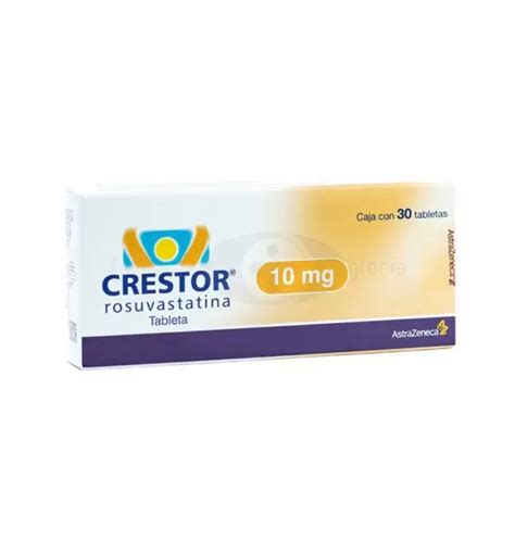 Crestor 10 Mg Con 30 Tabletas