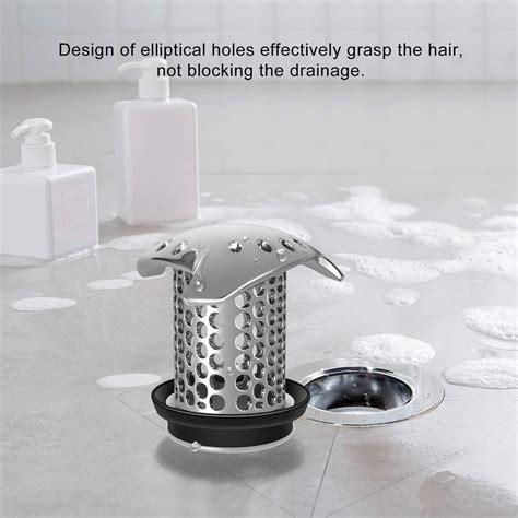 Lekeye Drain Hair Catcher Tub Drain Cover Bathtub Shower