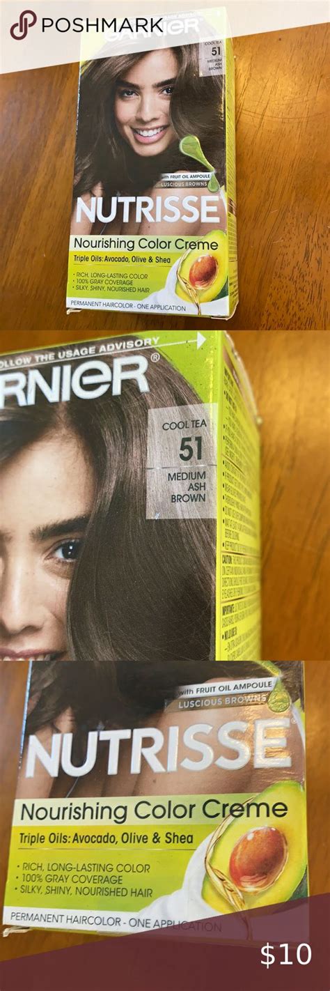 Garnier Nutrisse Hair Color Creme 51 Cool Tea Nwt Hair Color Creme Nourishing Hair