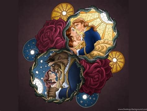 Disney Beauty And The Beast Zone La Bella Y La Bestia Rosa Fondo De