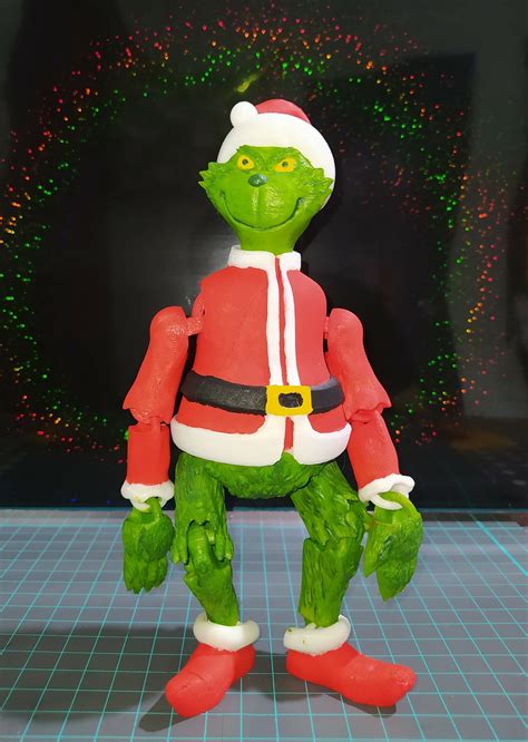 Free Stl File The Grinch Articulated 🎄・3d Printable Model To Download・cults