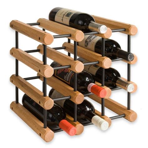 Wooden Octagonal Wine Rack - 12 or 40 Bottles - 12 Bottles | Wood wine ...