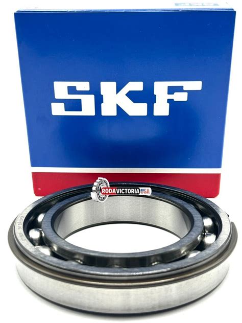 SKF 6014 NR BALL BEARING OPEN TYPE NO SEALS SNAP RING 70x100x20 Mm