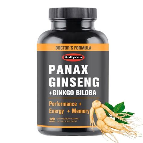 Oem Ginseng Root Extract Capsules Energy And Focus Pills Panax Ginseng