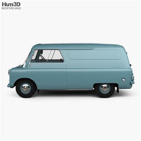 Bedford Ca Panel Van 1965 3d Model Download Van On